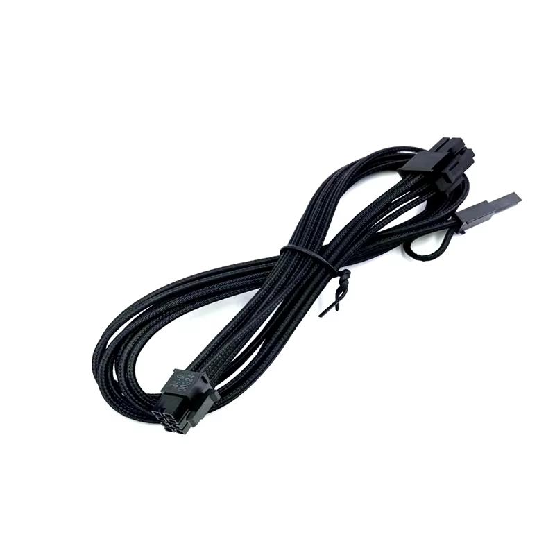 Sleeved 18AWG Individually 8-pin (6+2 Split) Copper PCIe Cables (Single Connector) Type 5 Gen 5 Compatibility Corsair PSUs PC