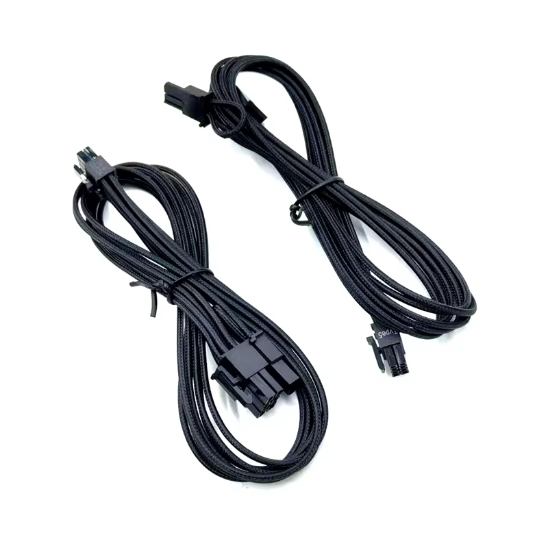 Sleeved 18AWG Individually 8-pin (6+2 Split) Copper PCIe Cables (Single Connector) Type 5 Gen 5 Compatibility Corsair PSUs PC