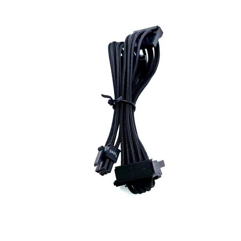18AWG Copper Sleeved 6 Pin to 4X for Driver Power Cable for Desktop Computer Compatible with Corsair 40cm