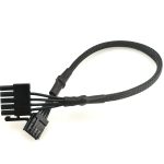 High Quality Pure Copper 20AWG RCA Floppy Connector Cable 270mm Length 1 Sleeve Whole Sleeve PVC Customizable for Computer Use