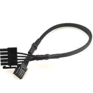 High Quality Pure Copper 20AWG RCA Floppy Connector Cable 270mm Length 1 Sleeve Whole Sleeve PVC Customizable for Computer Use