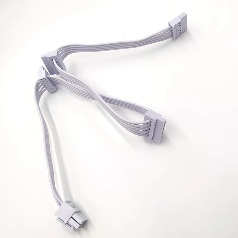 SATA15 Pin to 6 Pin PCI Express Adapter Power Cord for Graphics Video Card Sata Power Cable Extension Cords