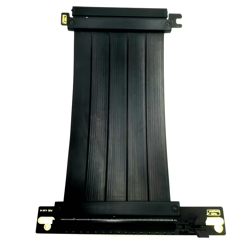 Recently Hot Sell Pcie 4.0*16 90 Degree to 180 Degrees Universal Graphics Card Adapter Cable Extender Riser Cable