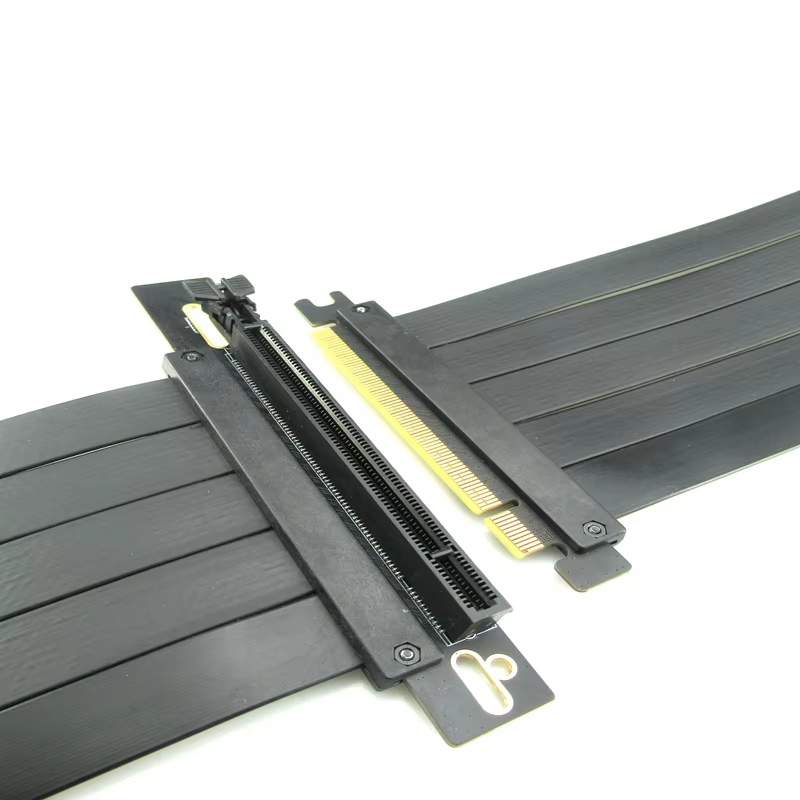 New Products Hot Sell PCIE 4.0 X16 Riser Cable Computer Graphics Cards Extension Cable