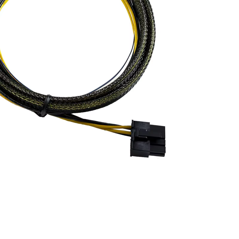 PCIE 6.0 CEM Riser Cable PCIe6.0 SLOT 16X to MCIO 8X *2+HSG PH4.2 8P+HSG PH2.0 4P Cable