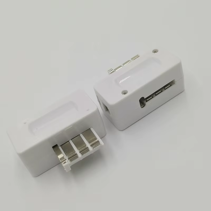 French Power Supply Telephone Adapter 8P2C 6P2C RJ45 RJ11 ABS Plastic Black China High Quality