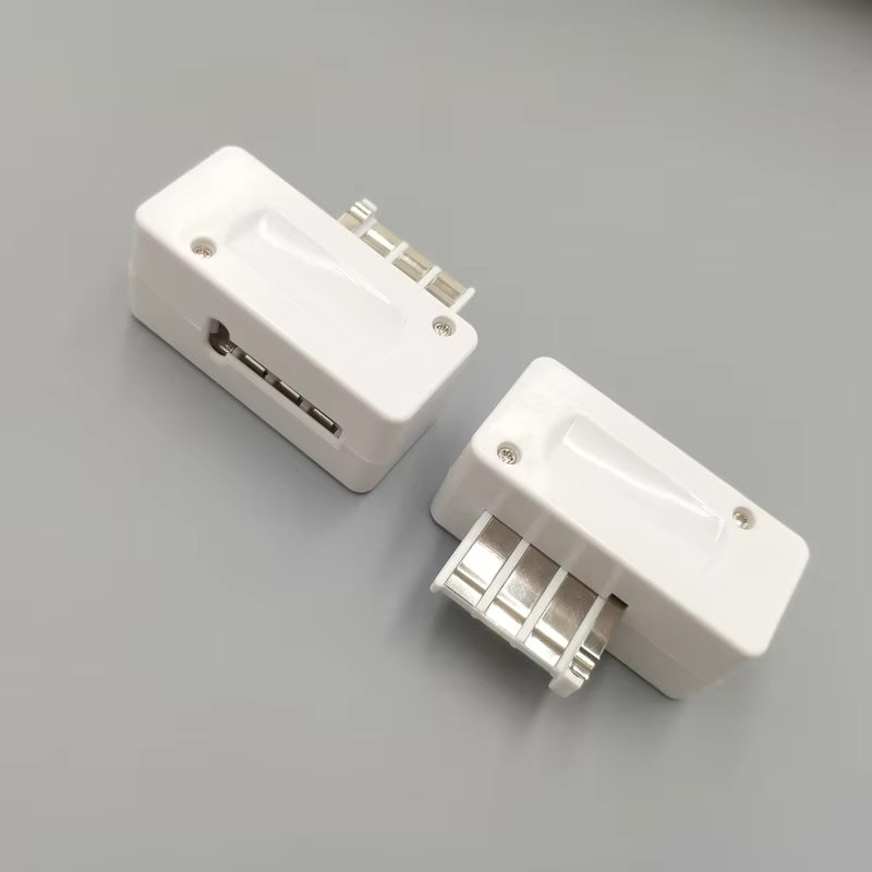French Power Supply Telephone Adapter 8P2C 6P2C RJ45 RJ11 ABS Plastic Black China High Quality