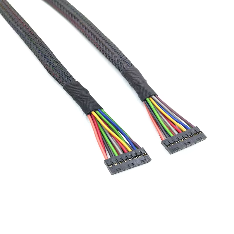 OEM and ODM Factory Custom Cable 2.0 Dupot 16P to 16P PVC Jacket Foil Shielding for Computer Use Cable Length Customizable