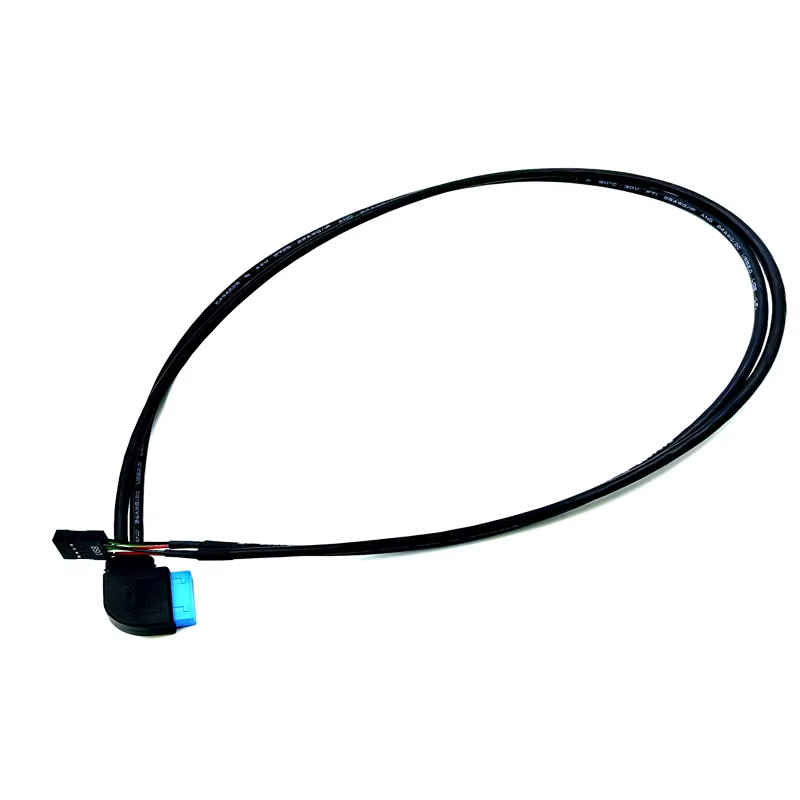 Maoye Angle 20pin to Dula USB 3A Fast Charging PVC Customized Data Cable for Computer
