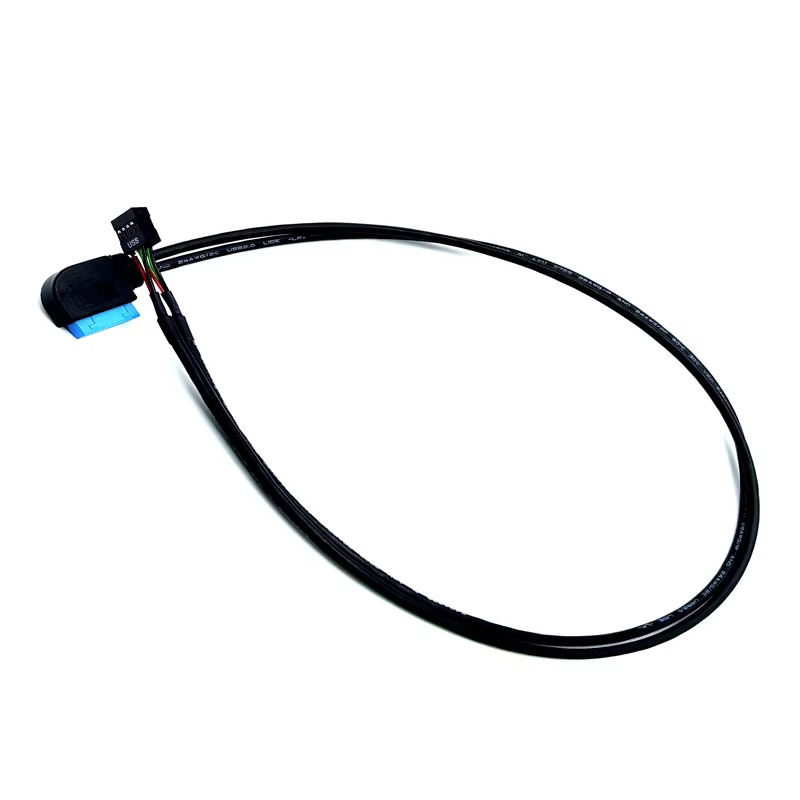 Maoye Angle 20pin to Dula USB 3A Fast Charging PVC Customized Data Cable for Computer