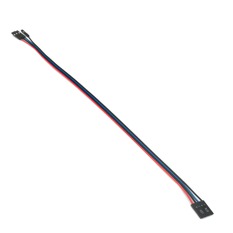Factory Manufacture Customized RCA 4-Pin LED Cable (4 Prong W/Labeling) for Computer-PVC Jacket