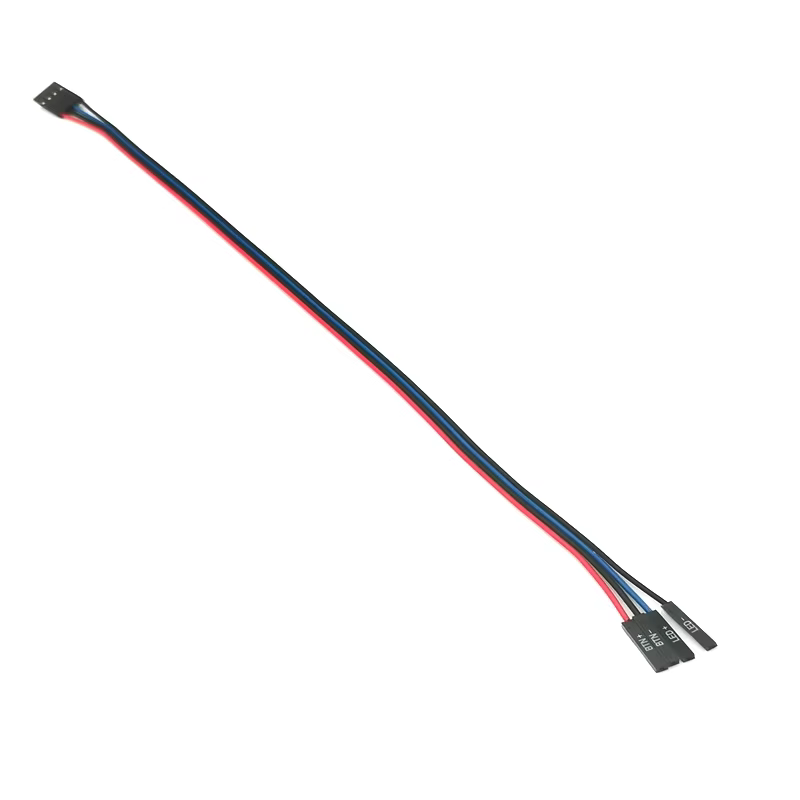 Factory Manufacture Customized RCA 4-Pin LED Cable (4 Prong W/Labeling) for Computer-PVC Jacket