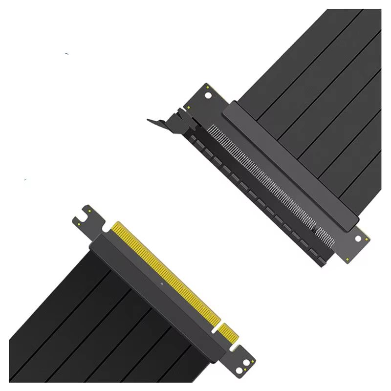 High-Speed 20cm 180 Degrees PCI 3.0 16X Extension Cable GPU Expansion Card for PCI Express Port Wiring Accessories