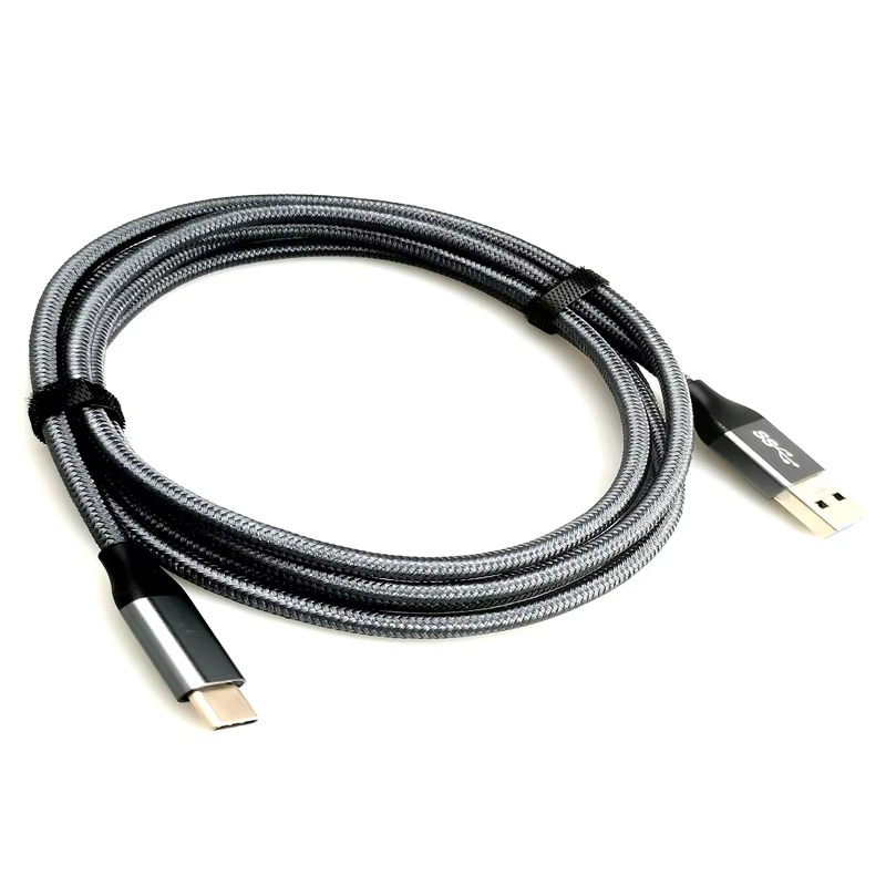 MY USB 3.0 Male to Type-C Cable Nickel-Plated Connectors Aluminum Alloy Tinned Copper Conductor 5A Fast Charging Data Transfer