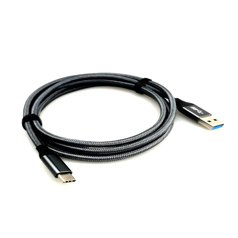 MY USB 3.0 Male to Type-C Cable Nickel-Plated Connectors Aluminum Alloy Tinned Copper Conductor 5A Fast Charging Data Transfer