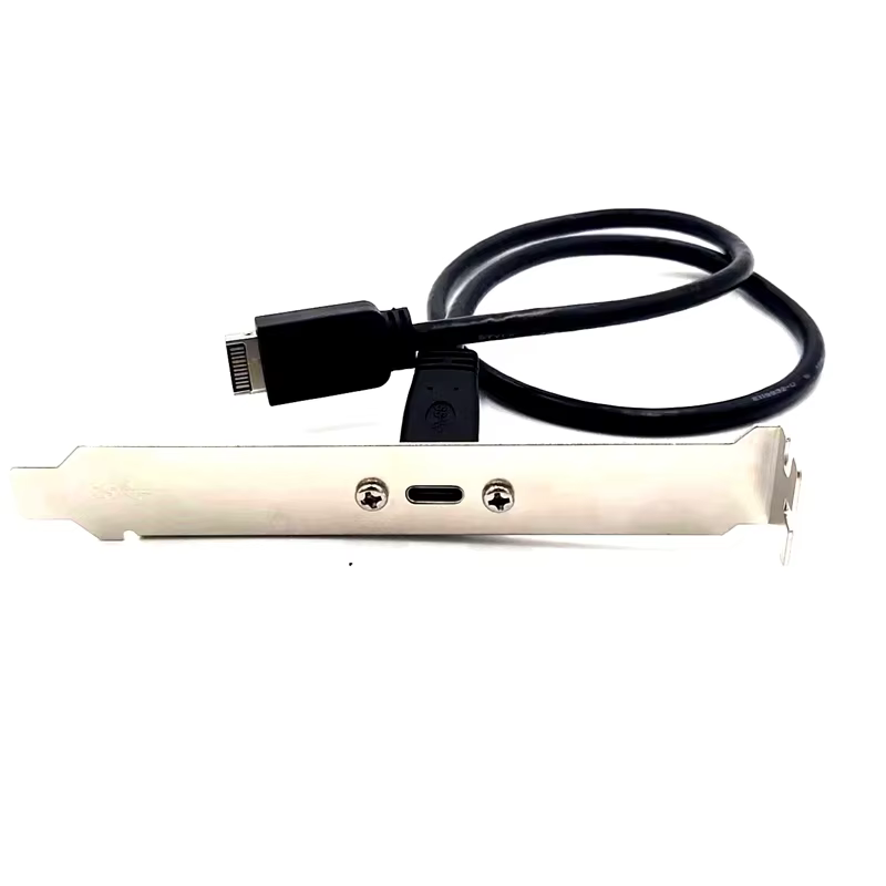 USB 3.2 Gen 2×2 C Female to Type E Gen 3.2 20G Transfer Rate Data Cable for Computer 3A Fast Charging with Screw