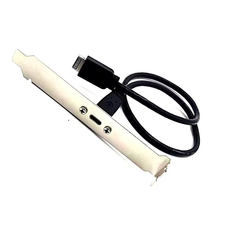 USB 3.2 Gen 2×2 C Female to Type E Gen 3.2 20G Transfer Rate Data Cable for Computer 3A Fast Charging with Screw