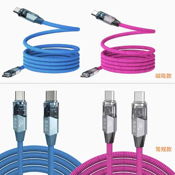 Colorful Sleeved Maoye USB 4.0 Cable 1.2m 40Gbps Data Sync 240W Fast Charging Tinned Copper Conductor 8K Video Monitor Computer