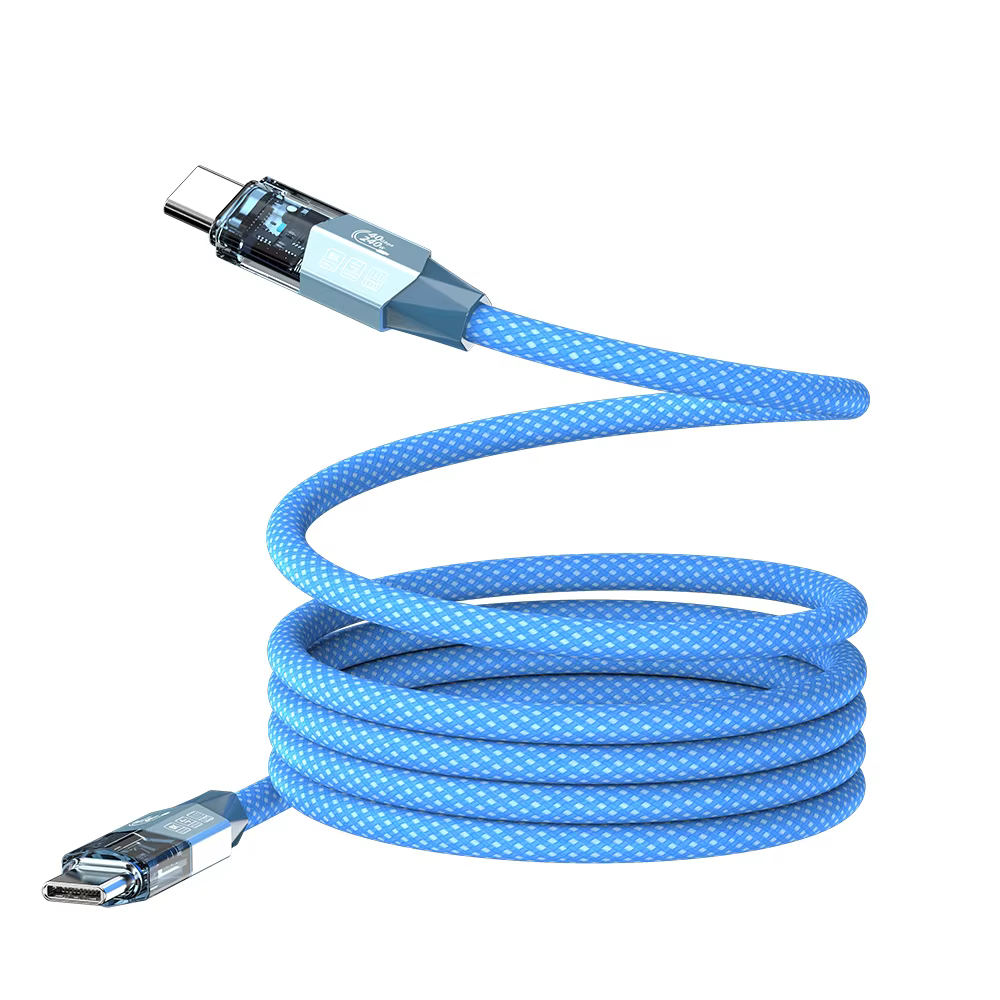 Colorful Sleeved Maoye USB 4.0 Cable 1.2m 40Gbps Data Sync 240W Fast Charging Tinned Copper Conductor 8K Video Monitor Computer