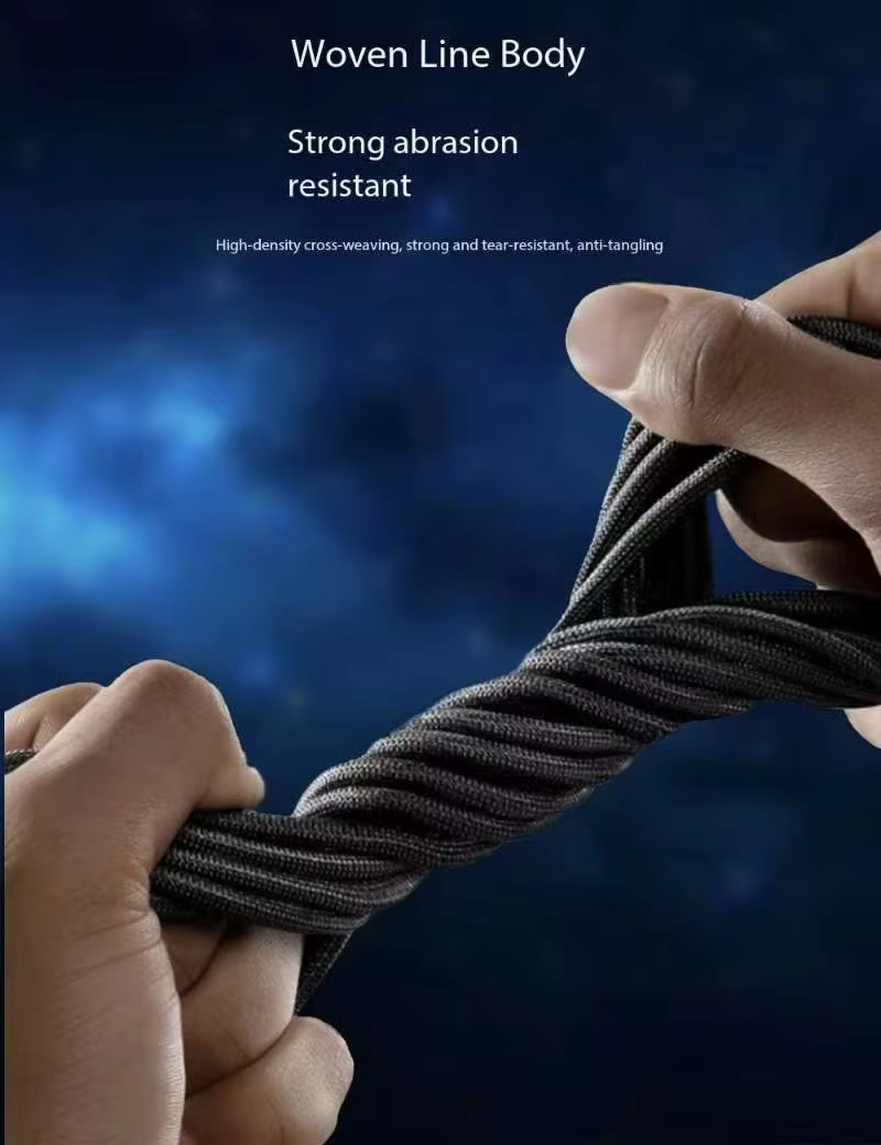 PD 240W 5A Fast Charging USB-C to USB-C Cable LED Light Braid Shielding Aluminum Alloy for iPhone 16/Pro/Plus/Pro Max MacBook