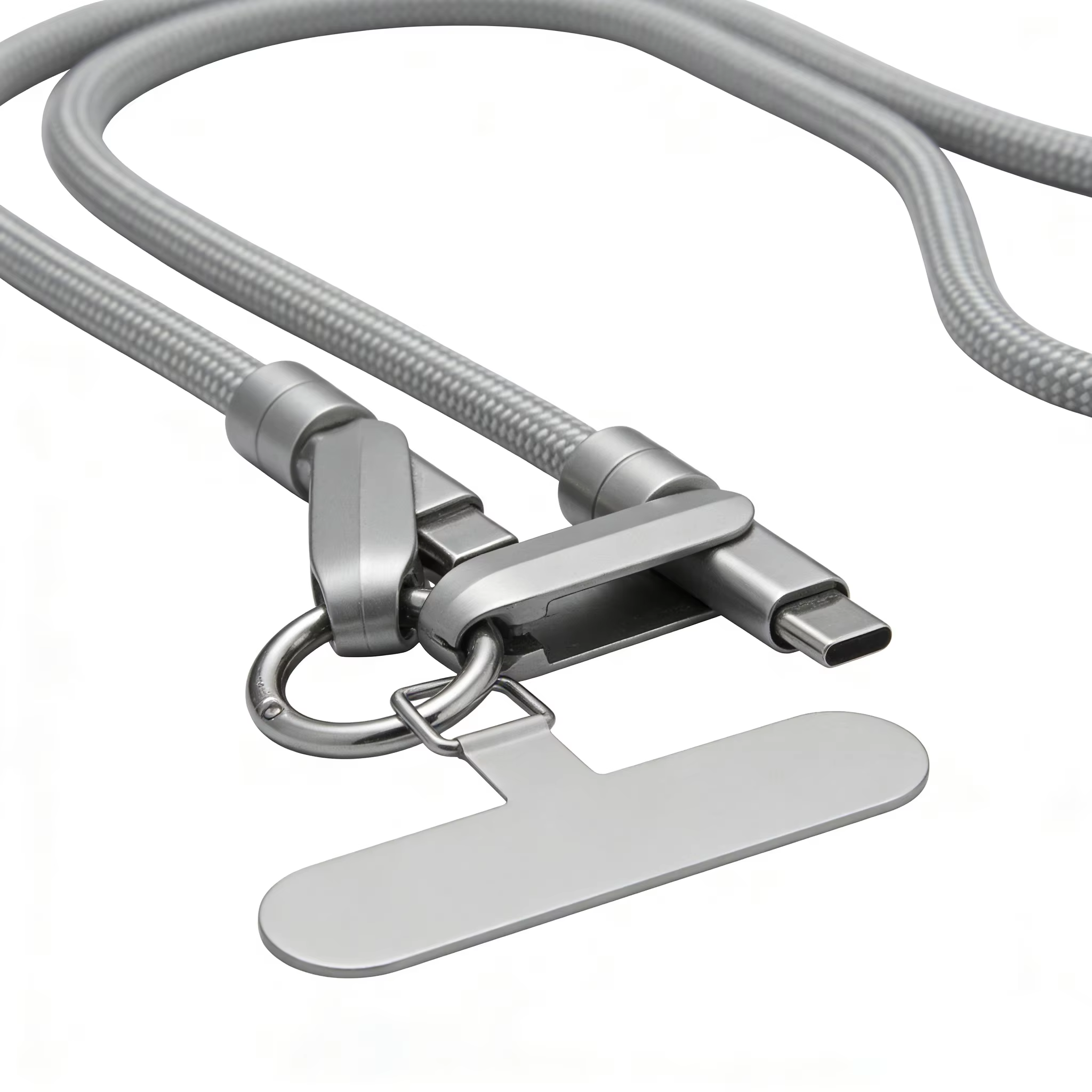 Multifunctional Creative Nylon Mobile Phone Lanyard with Fast Charging Cable for iPhone China