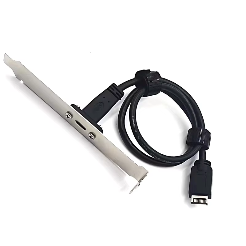 Front Baffle Line Type-E to Type-C 3.1Gen2 Data 20Gbps High-speed Transmission