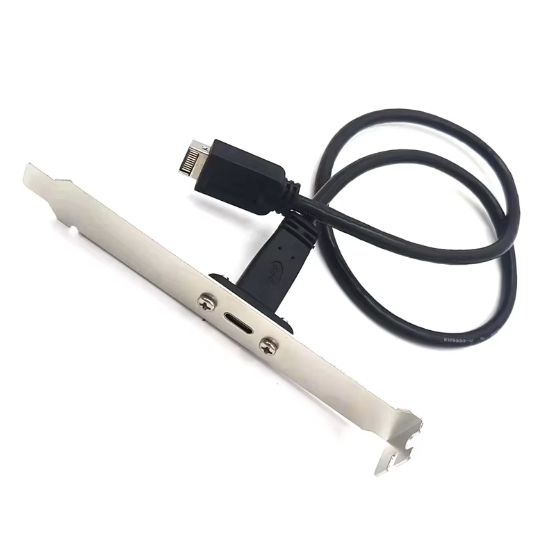 Front Baffle Line Type-E to Type-C 3.1Gen2 Data 20Gbps High-speed Transmission