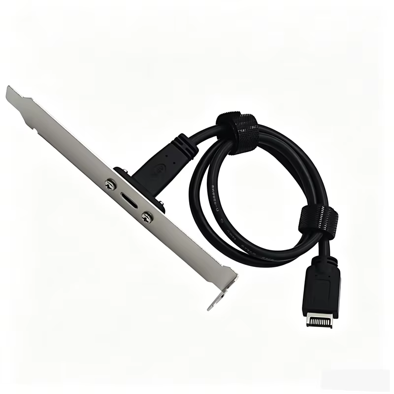 Front Baffle Line Type-E to Type-C 3.1Gen2 Data 20Gbps High-speed Transmission