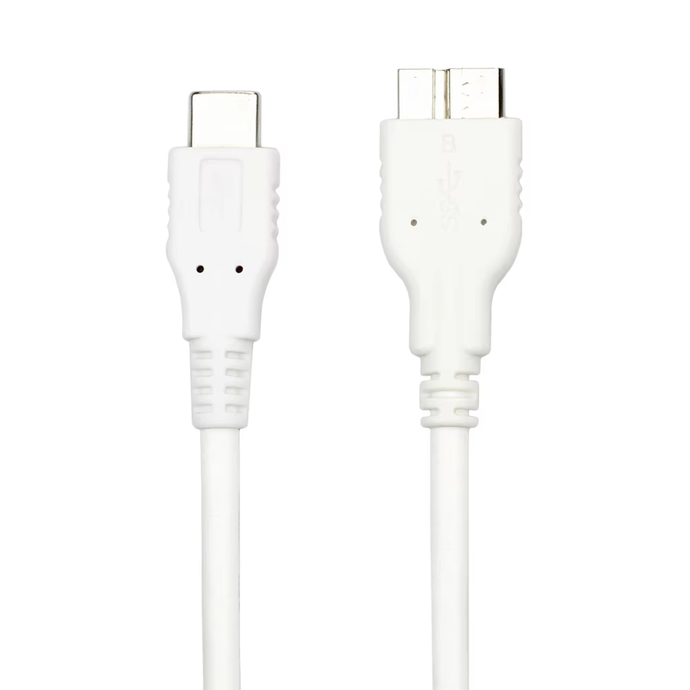 Factory Price Fast Charging Data Transfer USB3.1 Type C to USB3.0 Micro B Data Cable for Laptop