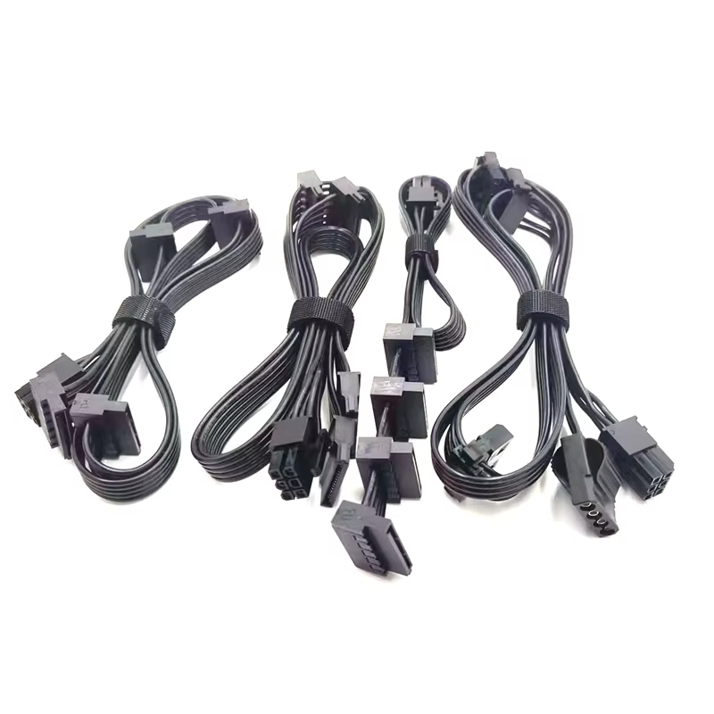 Factory Direct Used Full Module Power Cable Extension Including 24P Line CPU8P Graphics Card Line and SATA Big 4P Line