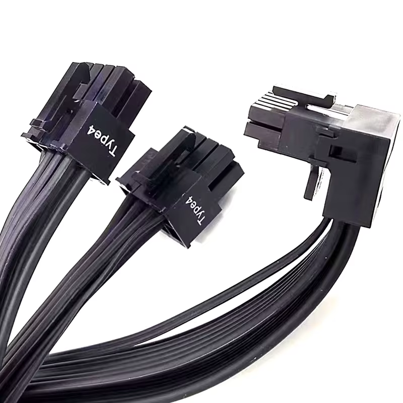 12+ 4-pin PCIe 5 Type4 600W 12VHPWR High-power Graphics Card Power Cord