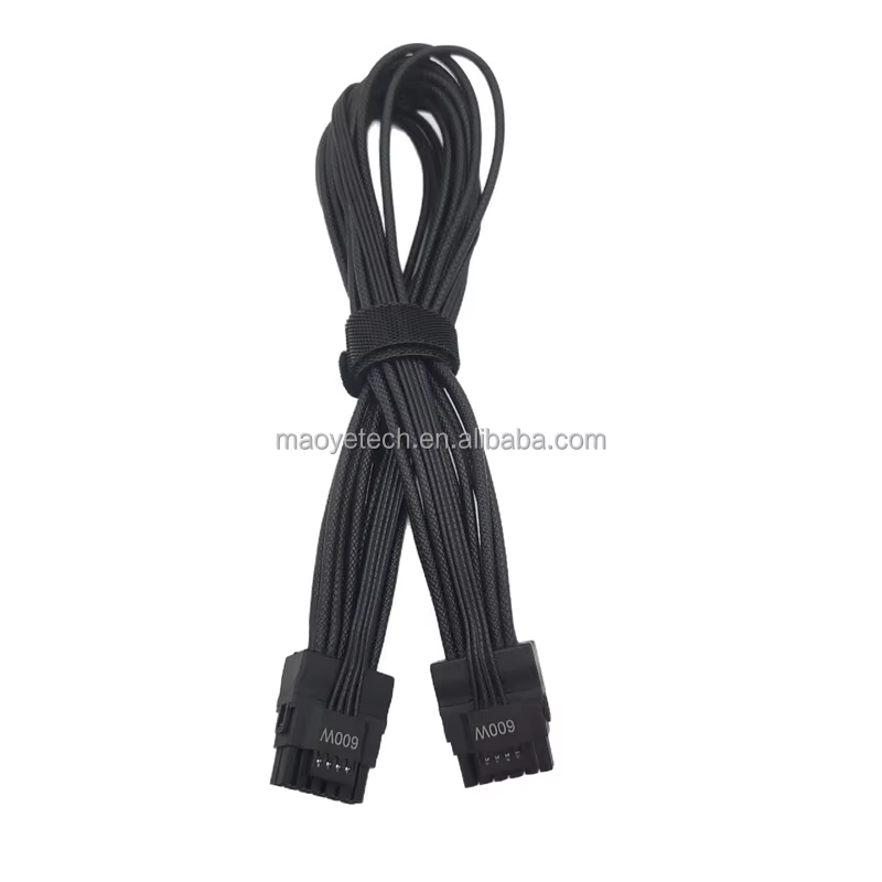PCIE5.0 12VHPWR 12+4PIN High-Power Graphics Card Power Cord 600W Maximum Power Computer Accessories