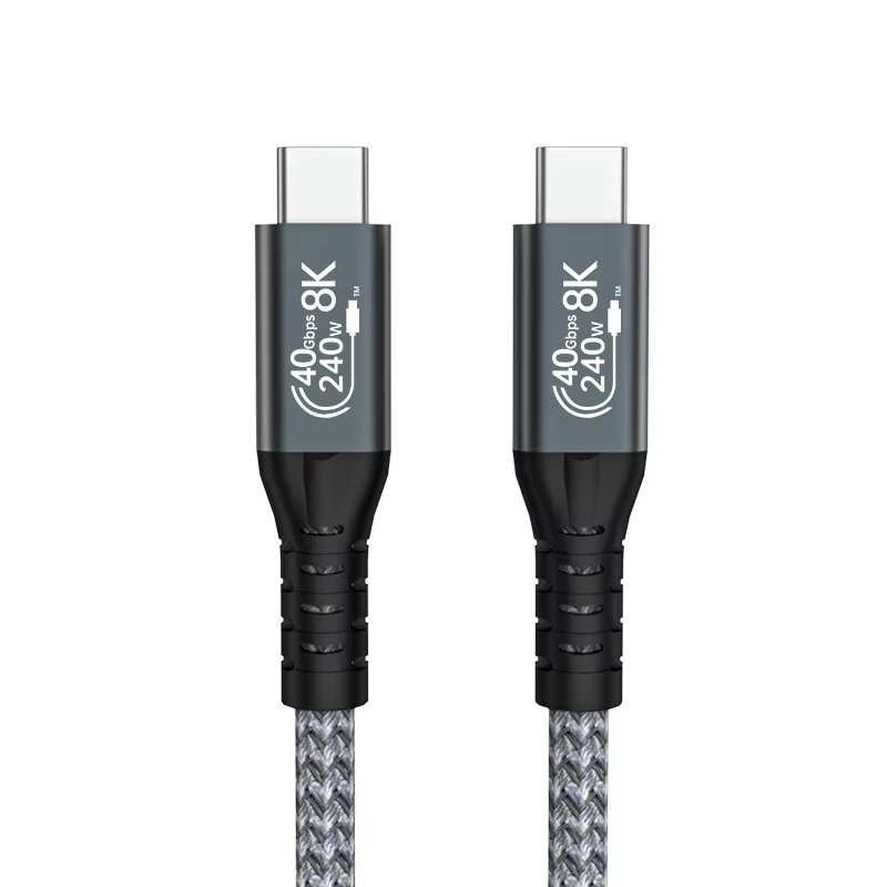High-Speed USB4 Data Cable DP240w Full-Function with 40Gb Transfer 8k Screen Projection Fast Charging Fastest in Its Class