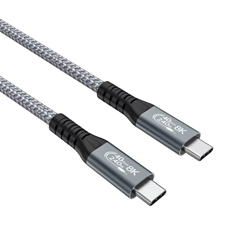 High-Speed USB4 Data Cable DP240w Full-Function with 40Gb Transfer 8k Screen Projection Fast Charging Fastest in Its Class