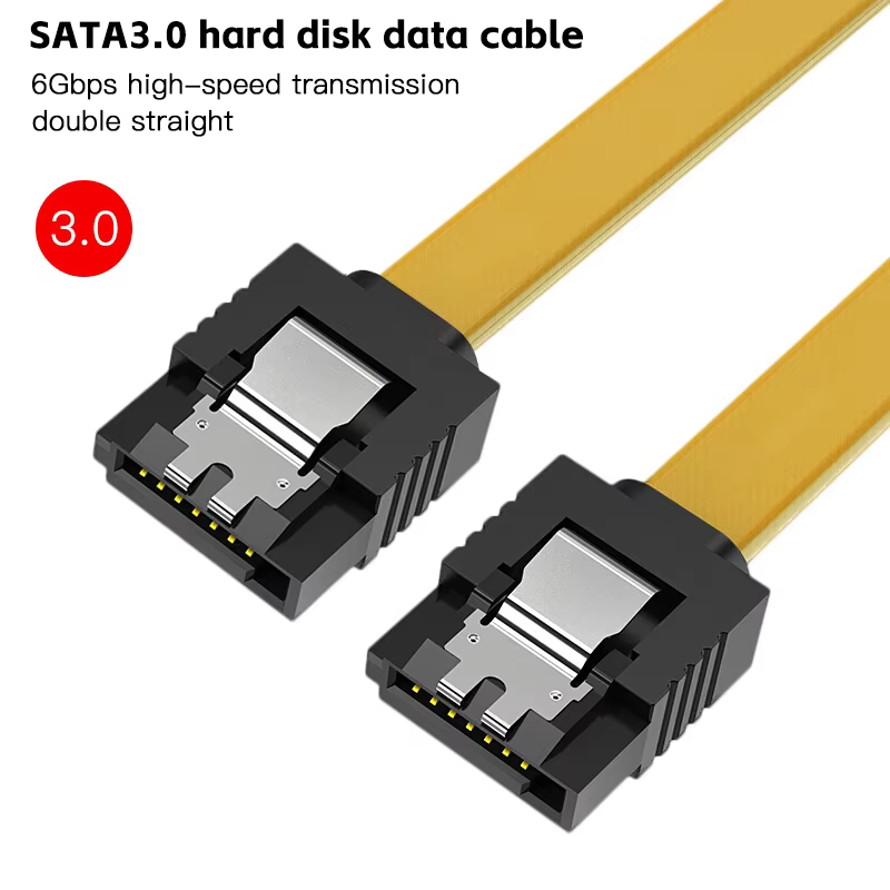 TRONIXIN Universal High-Speed SATA3.0 Flat Shielded Tinned Copper Data Cable PVC Jacket 3A Fast Charging Braid Multimedia Use