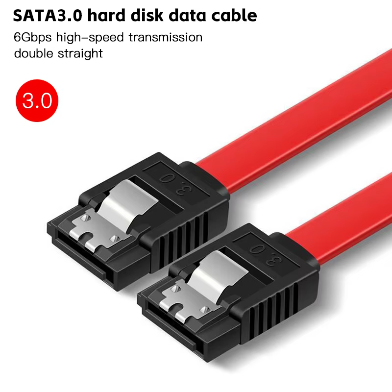 TRONIXIN Universal High-Speed SATA3.0 Flat Shielded Tinned Copper Data Cable PVC Jacket 3A Fast Charging Braid Multimedia Use
