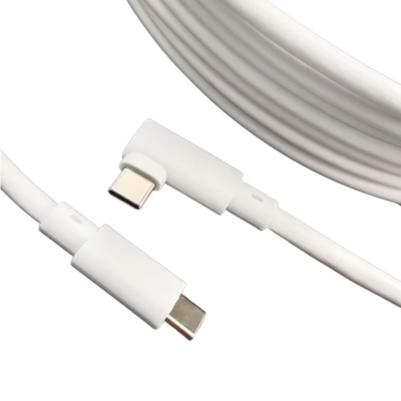 16ft 20ft USB3.0 C Male to USB3.0 Type CM 90 Degree Elbow Cable 5M 6M Fast Charging with 5Gbps Rate Oculus VR Link USB Devices
