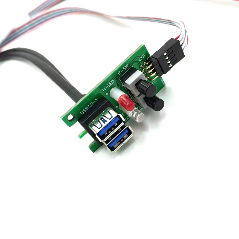 Maoye Factory USB3.0 LED Power Switch Front Panel Cable for Computer All-in-One Case