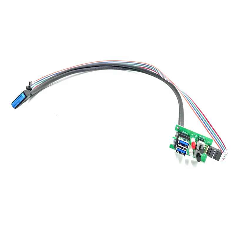 Maoye Factory USB3.0 LED Power Switch Front Panel Cable for Computer All-in-One Case